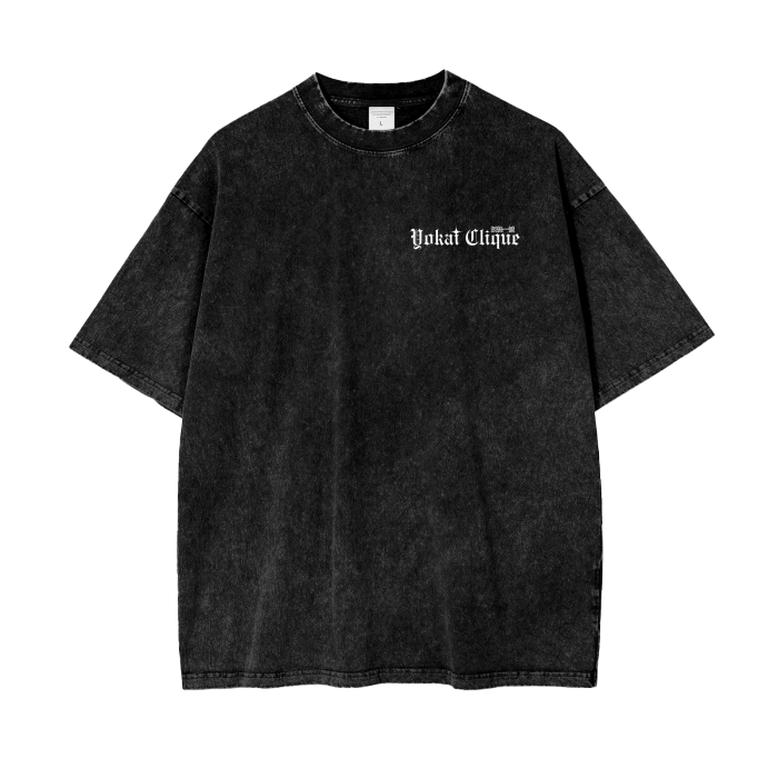 snow washed,T-shirt,Oversized